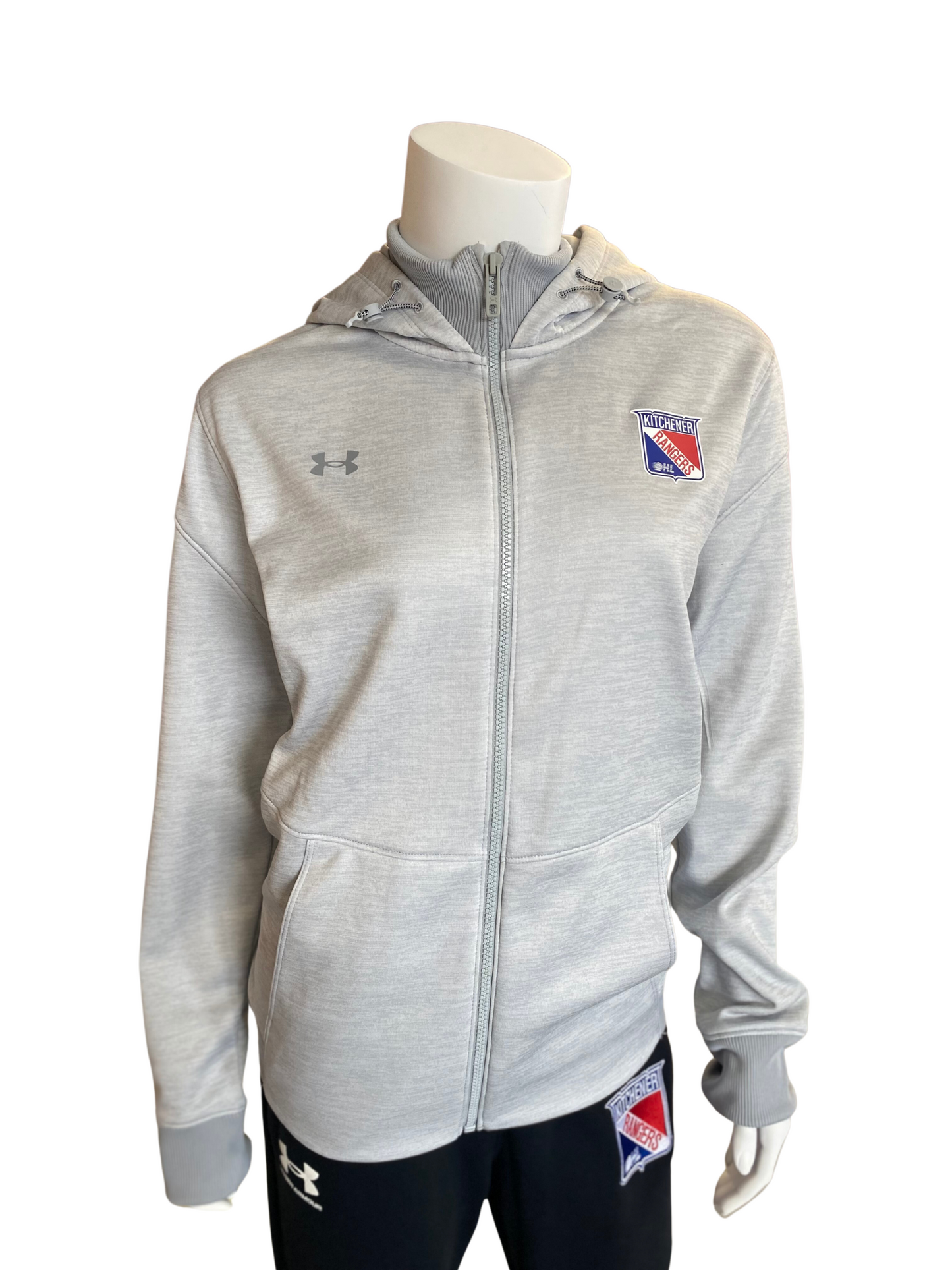 Women's UA Storm Armour Fleece Full Zip Hoodie - Rangers Authentics