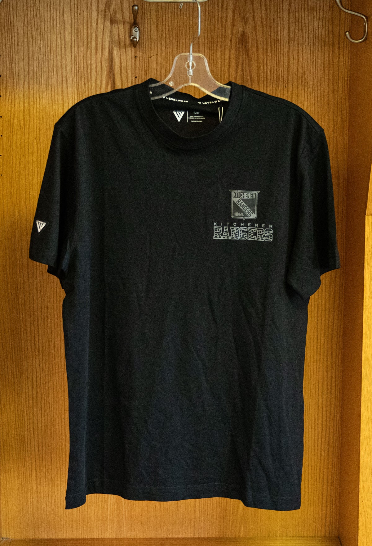 LW Men's Black Elevate Tee - Rangers Authentics