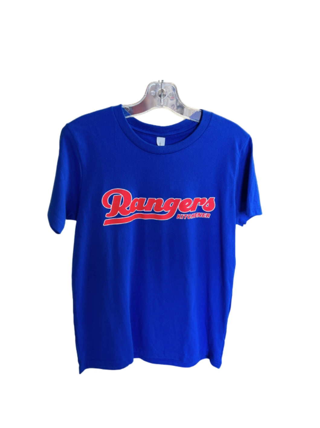 Youth 60th Season Retro Font Tee - Rangers Authentics