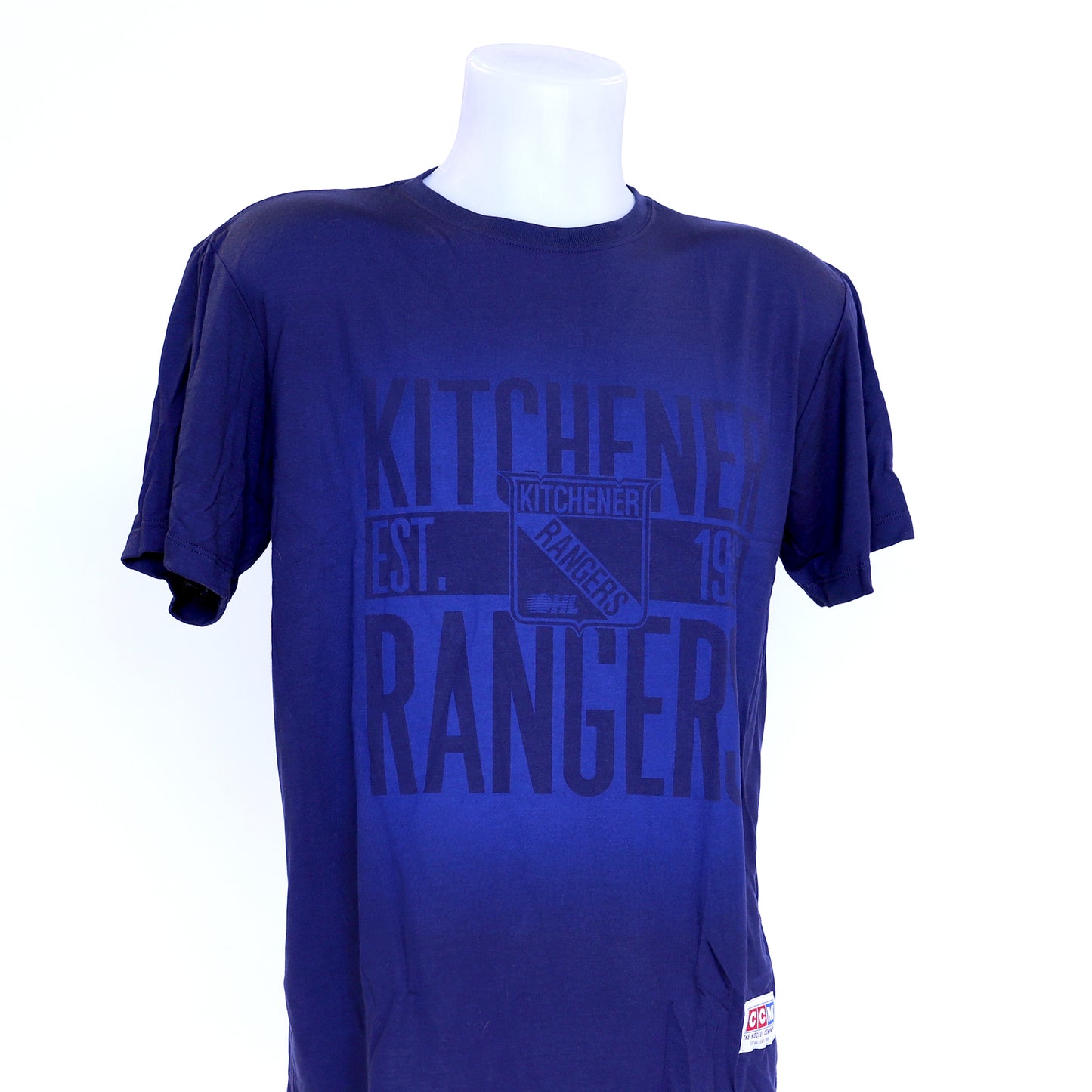 Men's CCM Faded Washed Out Tee - Rangers Authentics