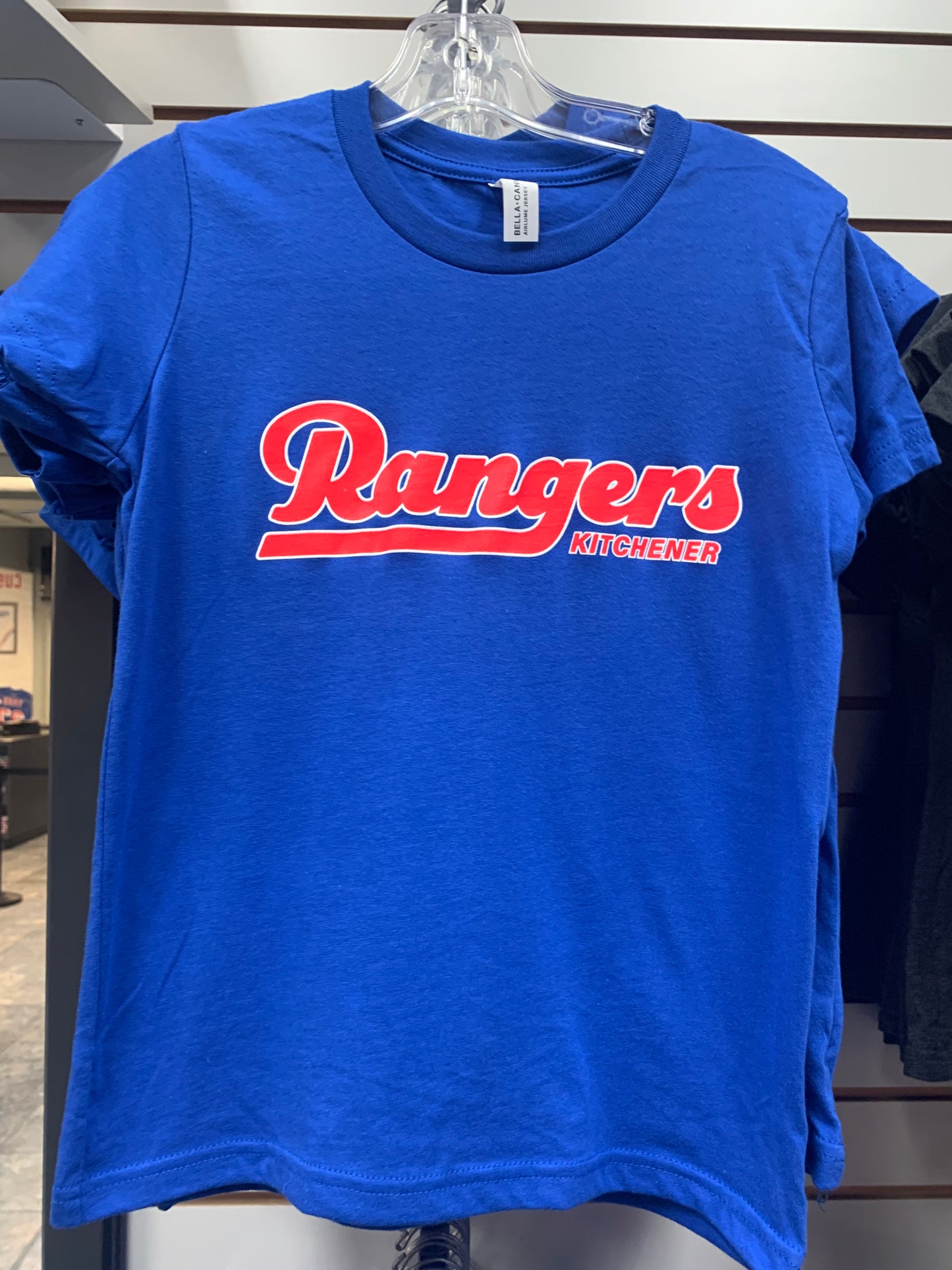 Youth 60th Season Retro Font Tee - Rangers Authentics
