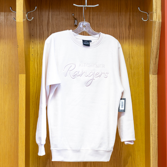 DGN Puff Embroidered Rose Crew