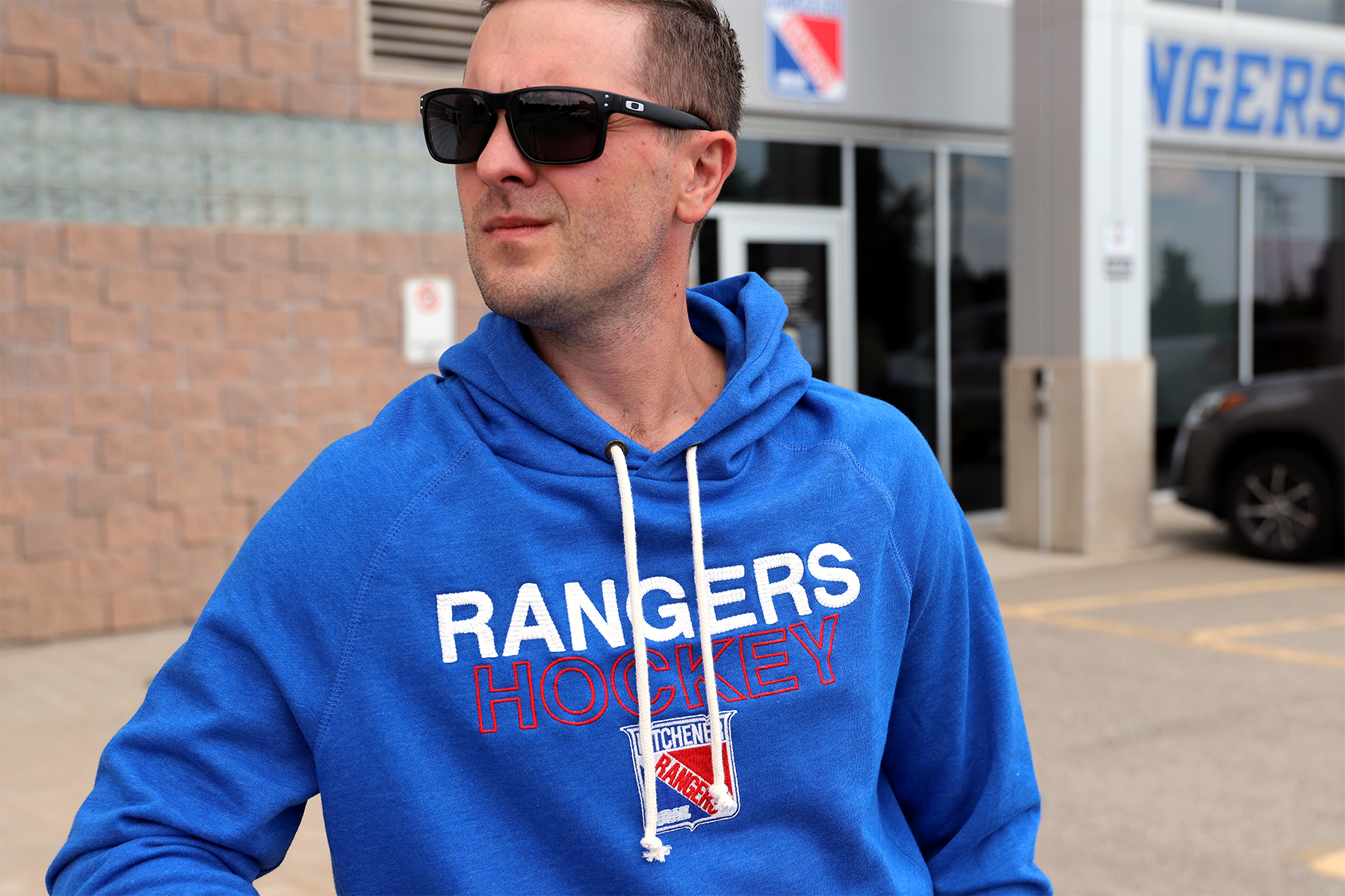 Campus Crew Heritage Hood (Royal) - Rangers Authentics