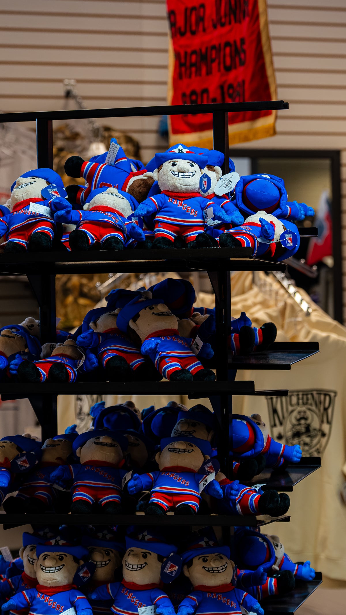 Mascot Tex Plush - Rangers Authentics