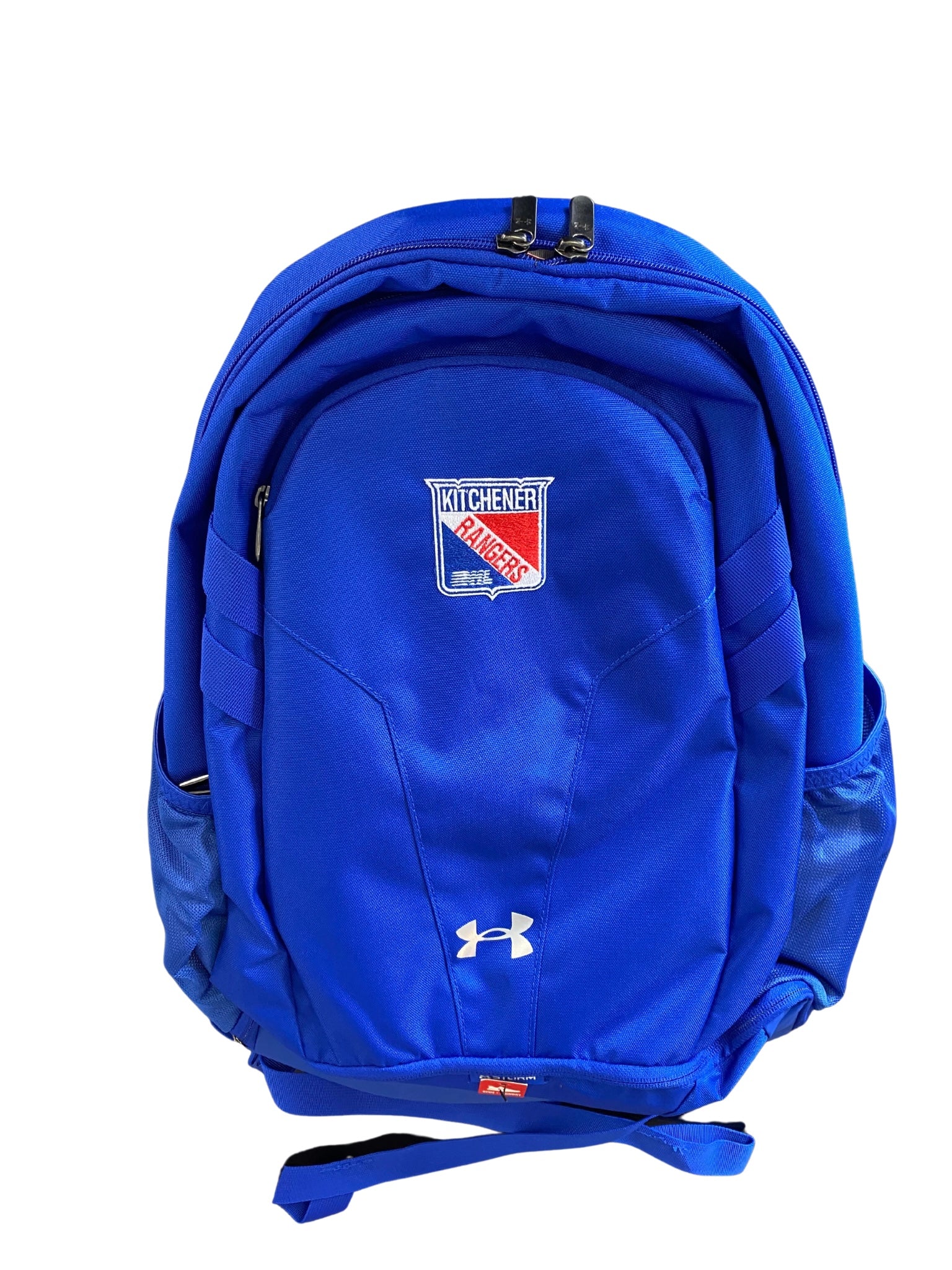 UA Hustle 5.0 Team Backpack - Rangers Authentics