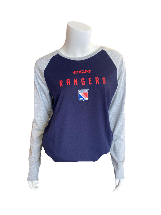 CCM Women's Long Sleeve - Rangers Authentics