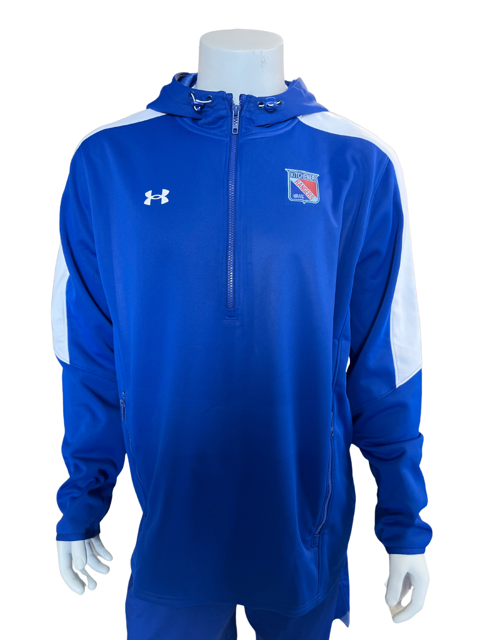 UA Men's Storm Fleece 1/4 Zip - Rangers Authentics