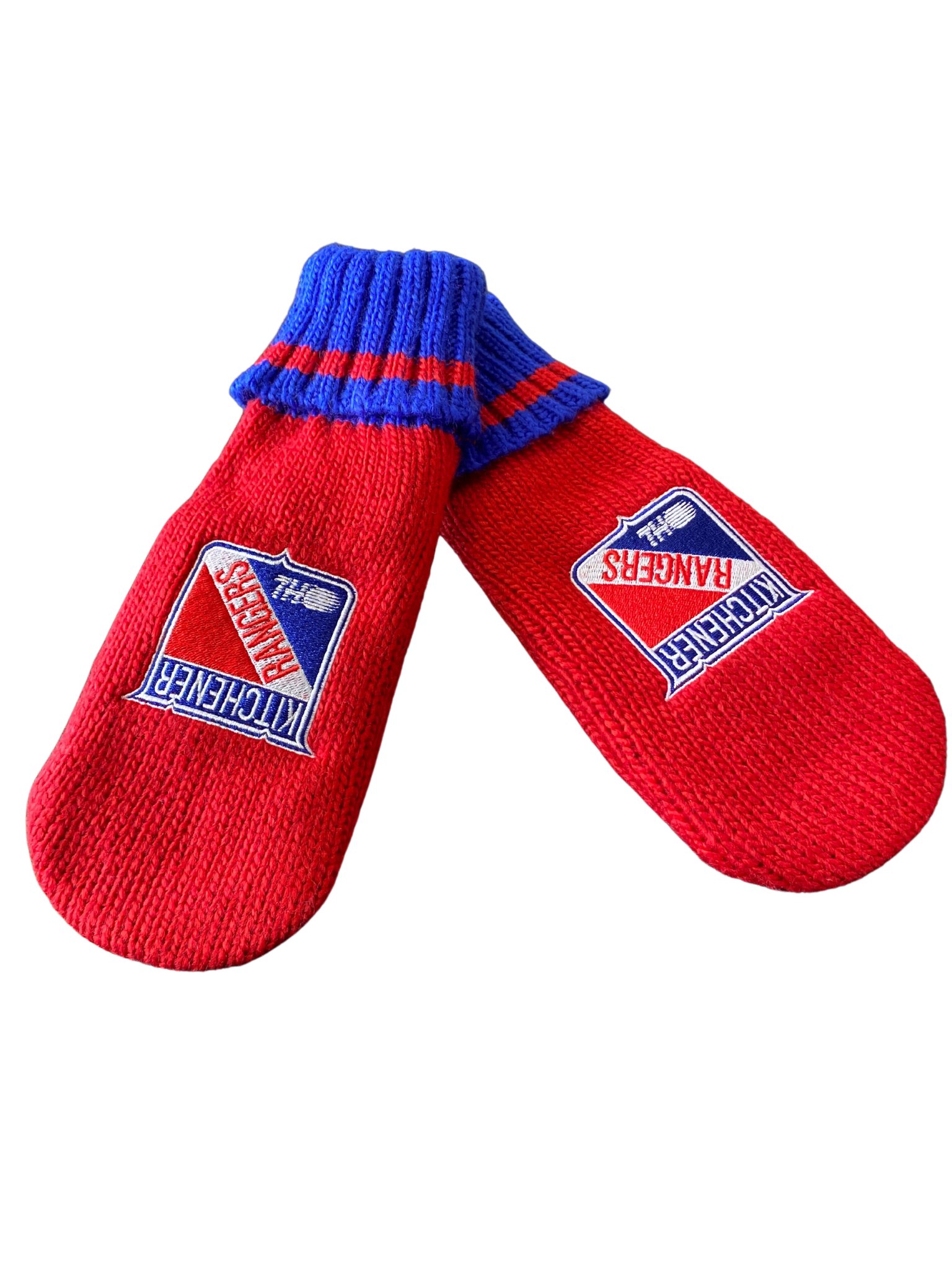 BarDown Mittens Red - Rangers Authentics