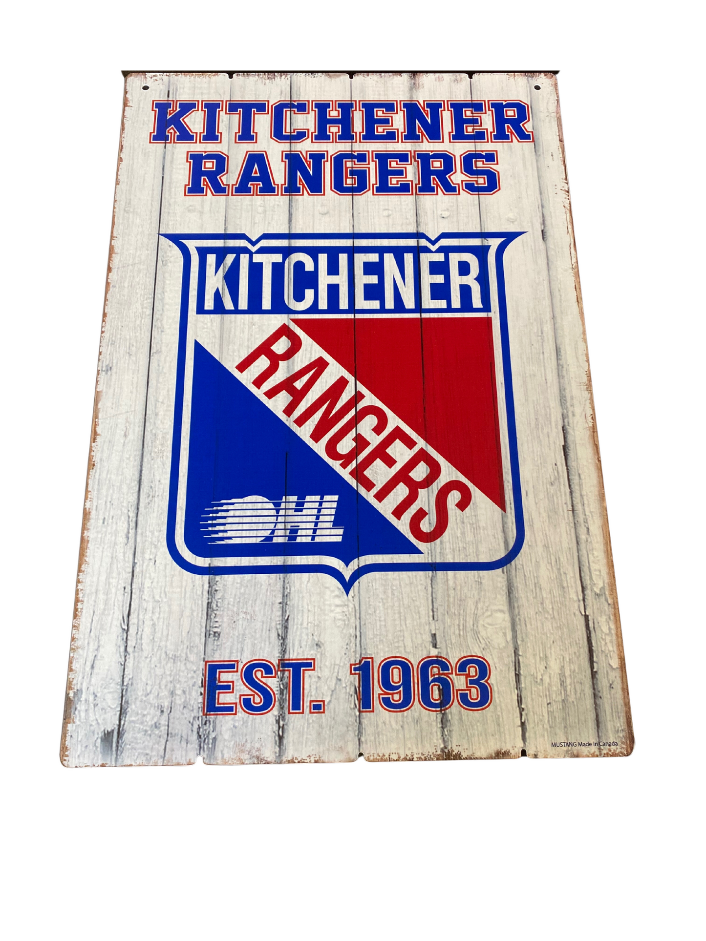 24" Faux Wood Wall Sign