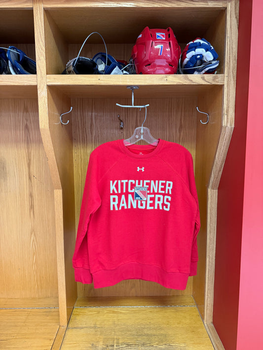 UA Women's Rival Fleece Crew Red