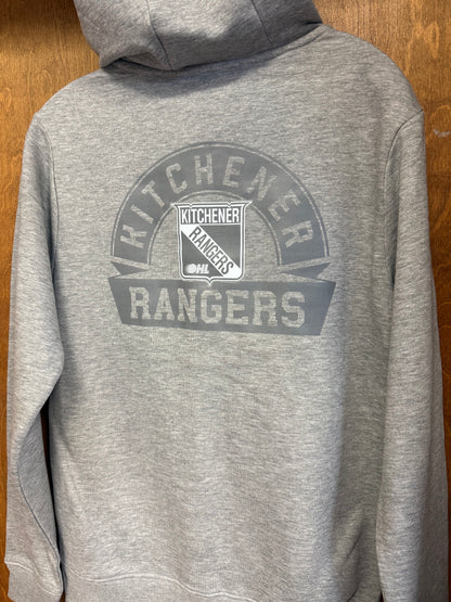 LW Full Zip Podium Heather Grey