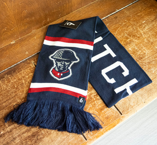 BClutch Navy Soldier Striped Scarf - Rangers Authentics