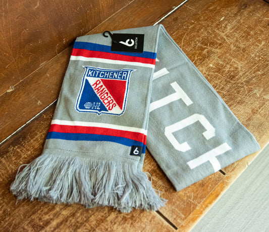 BClutch Grey Shield Scarf - Rangers Authentics