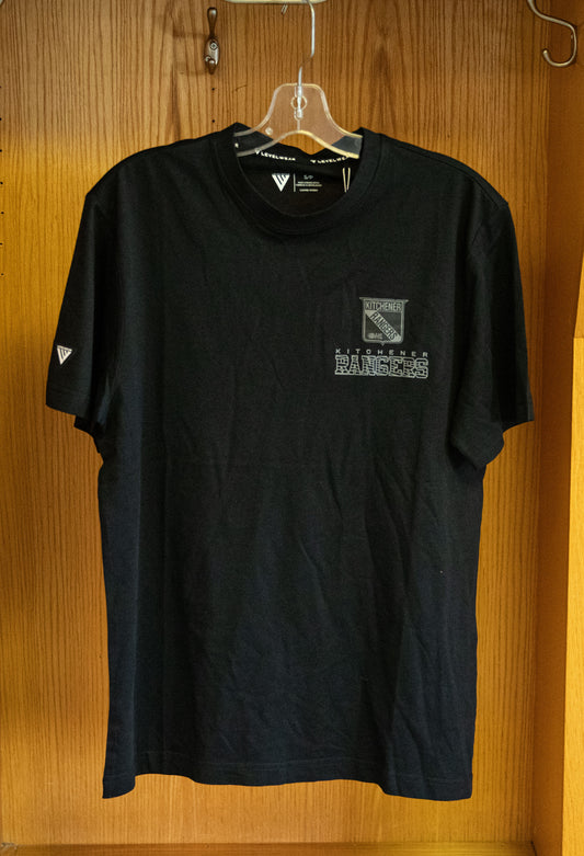 LW Men's Black Elevate Tee - Rangers Authentics