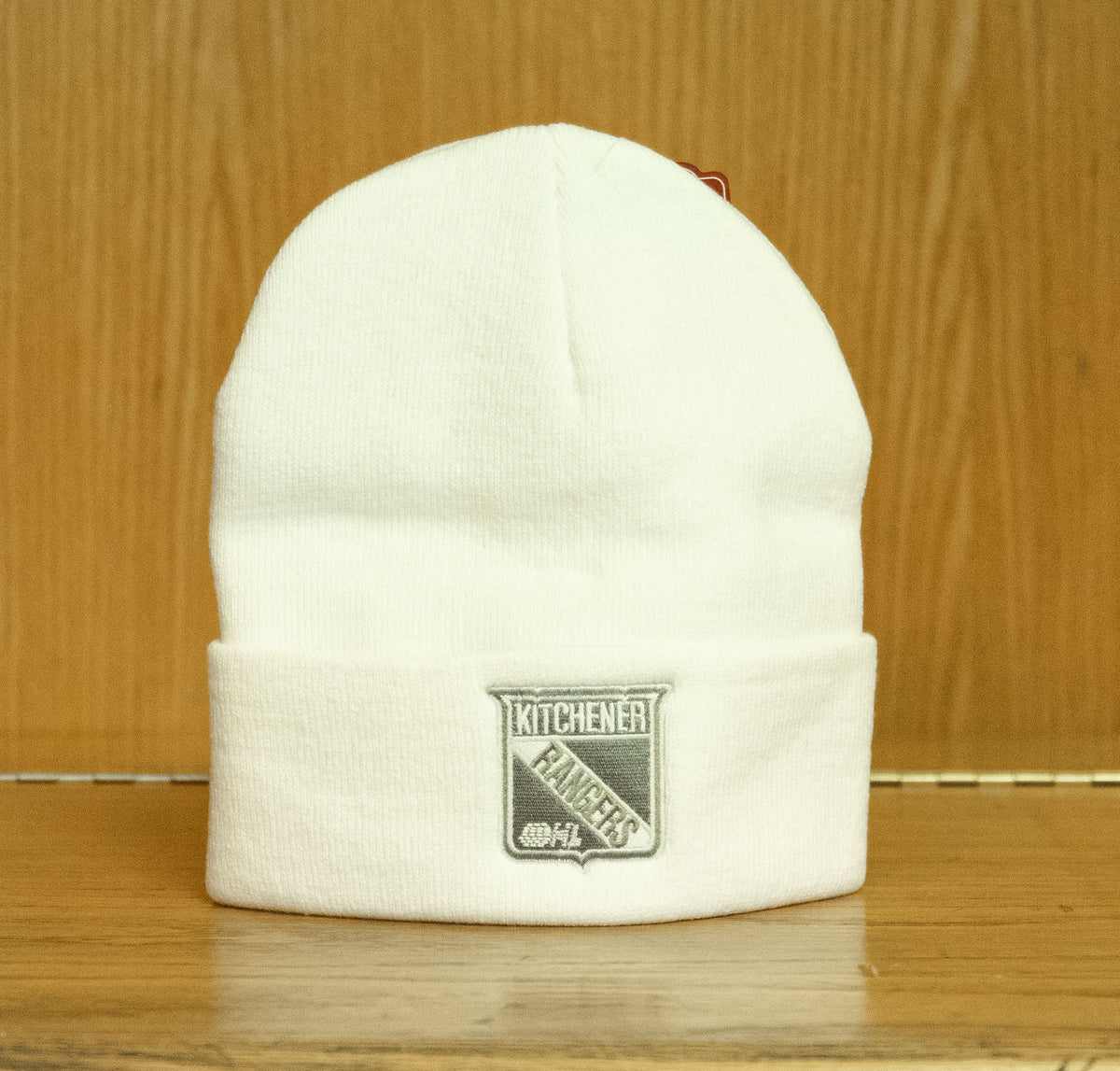KDI Silver White Cuffed Toque - Rangers Authentics