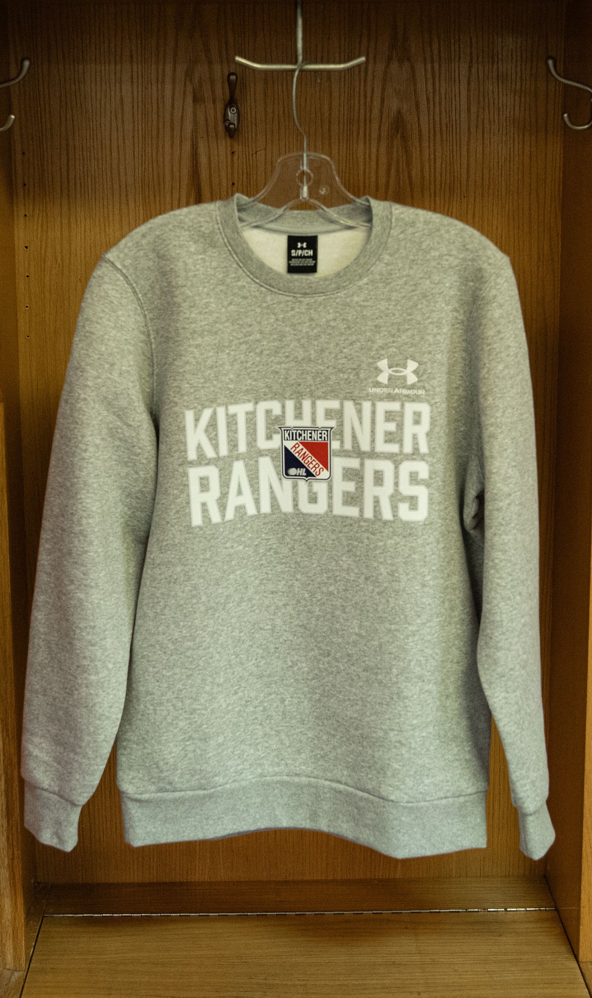 UA Men's Icon Fleece Crew Grey - Rangers Authentics