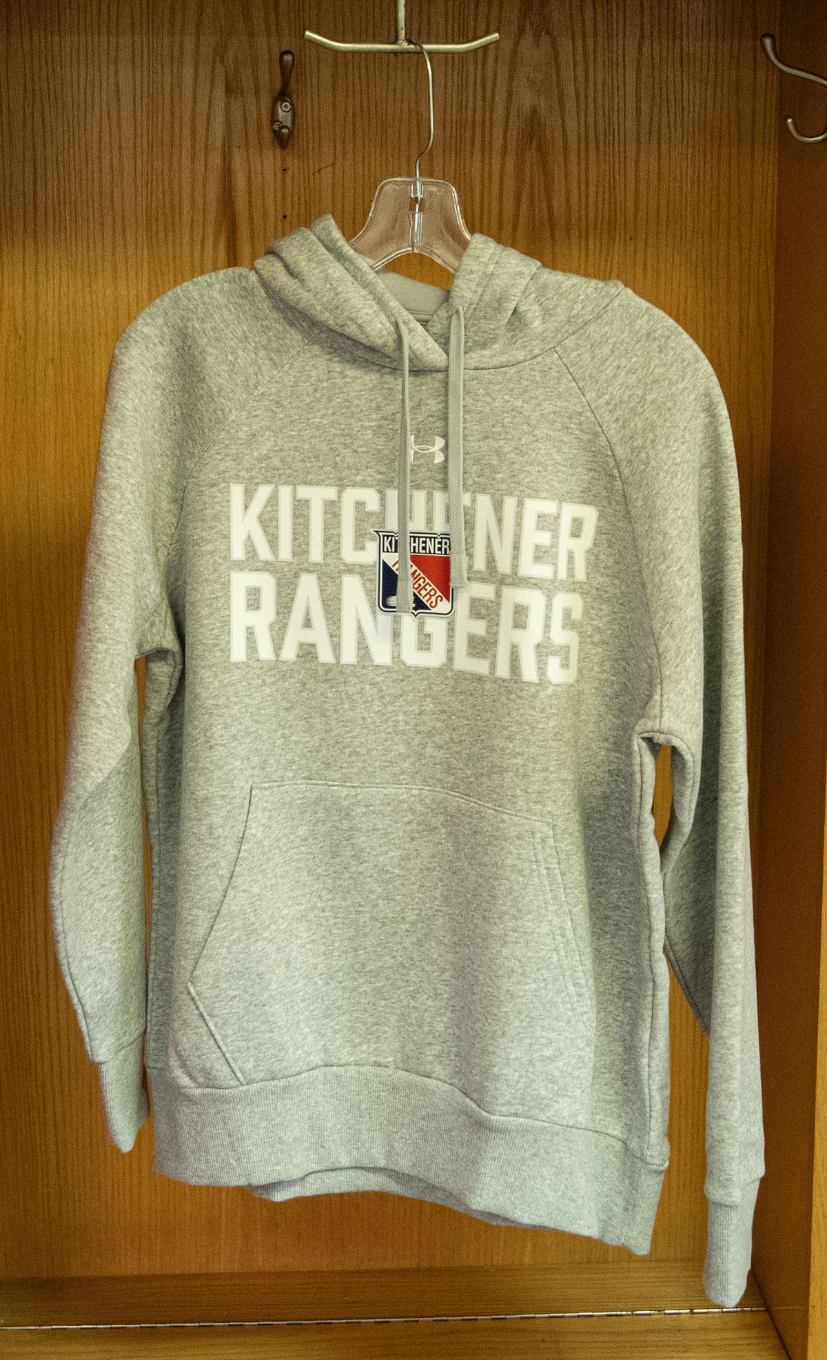 UA Women's Rival Fleece Hoodie Grey - Rangers Authentics