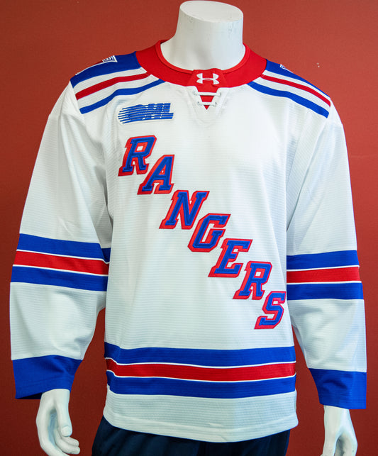 Primetime Replica UA White Jersey - Rangers Authentics