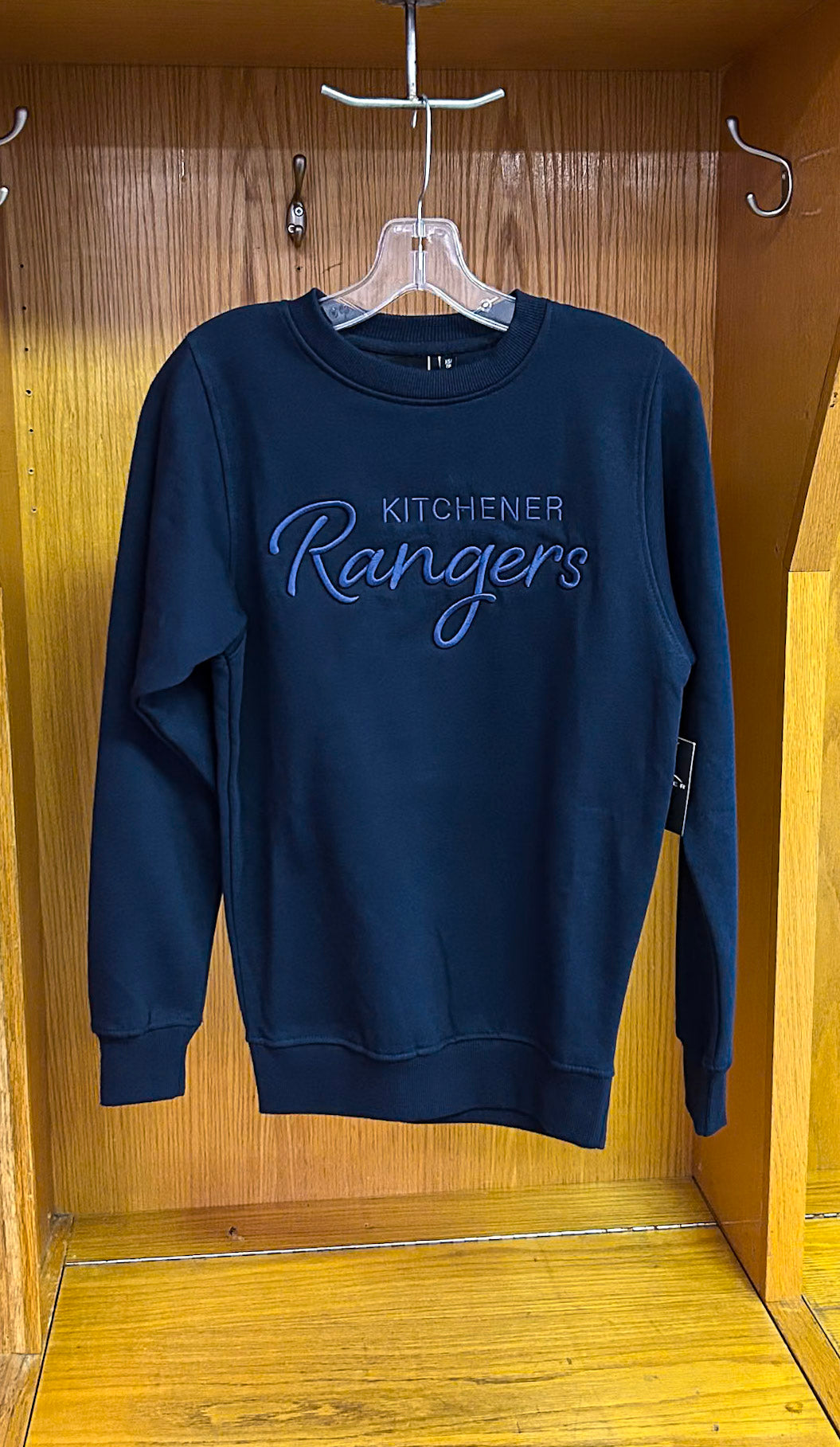 DGN Navy Puff Embroidered Crew - Rangers Authentics