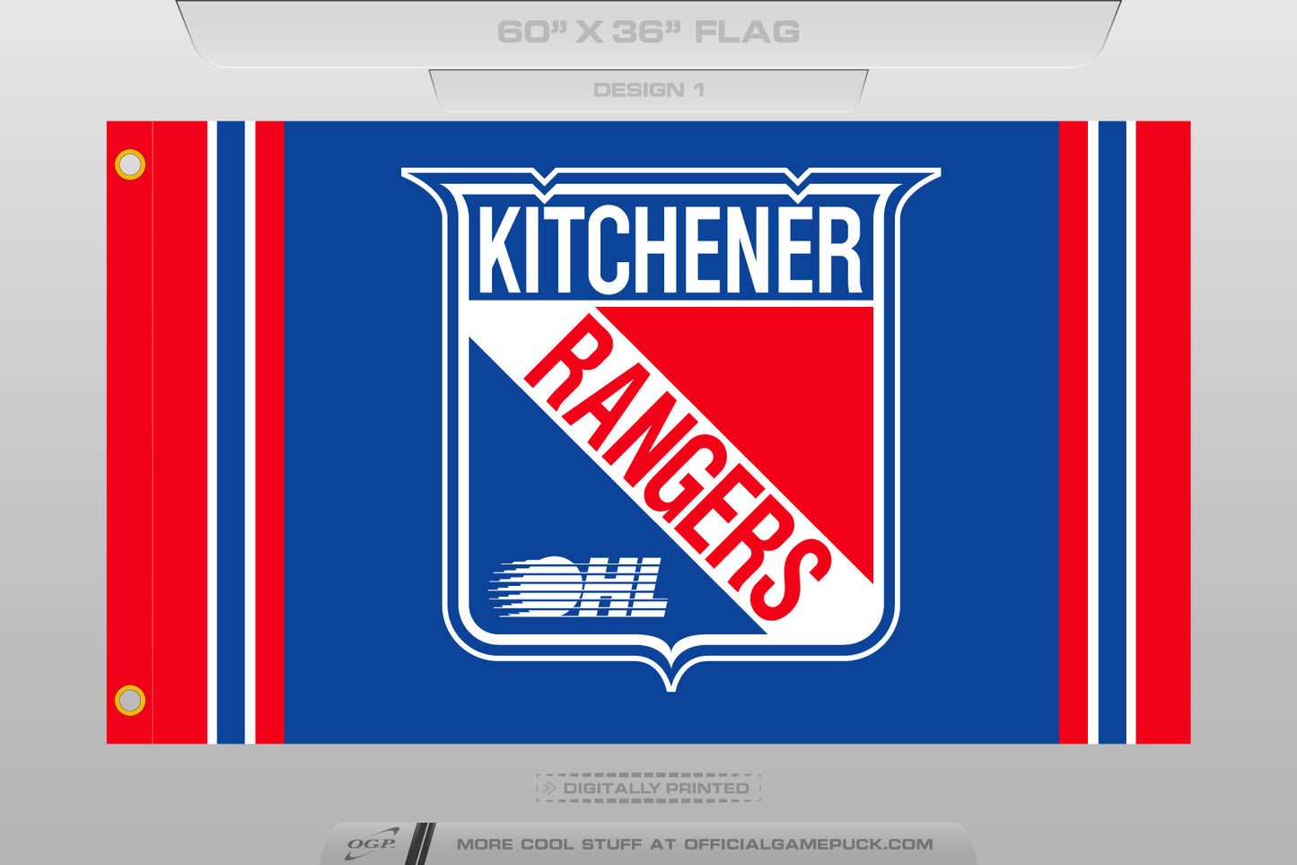 Kitchener Rangers Flag