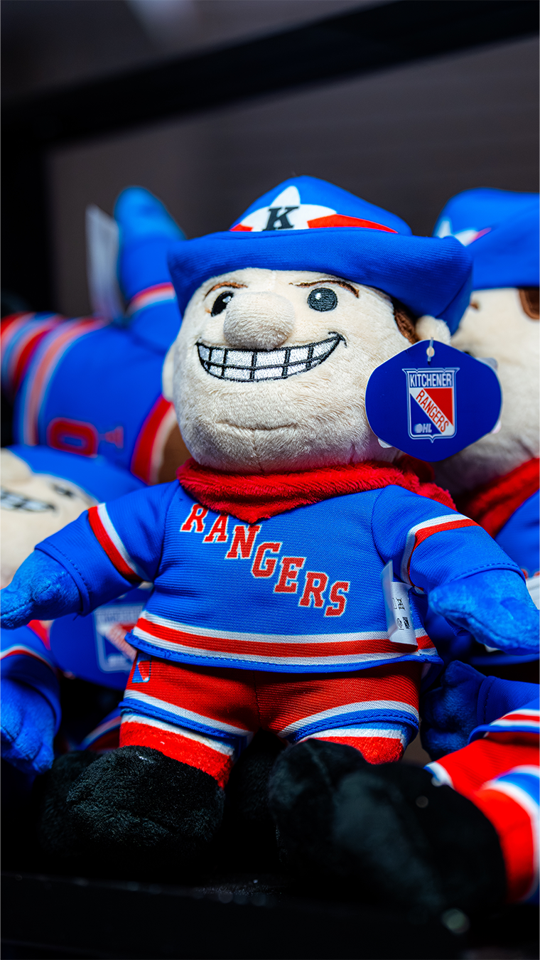Mascot Tex Plush - Rangers Authentics