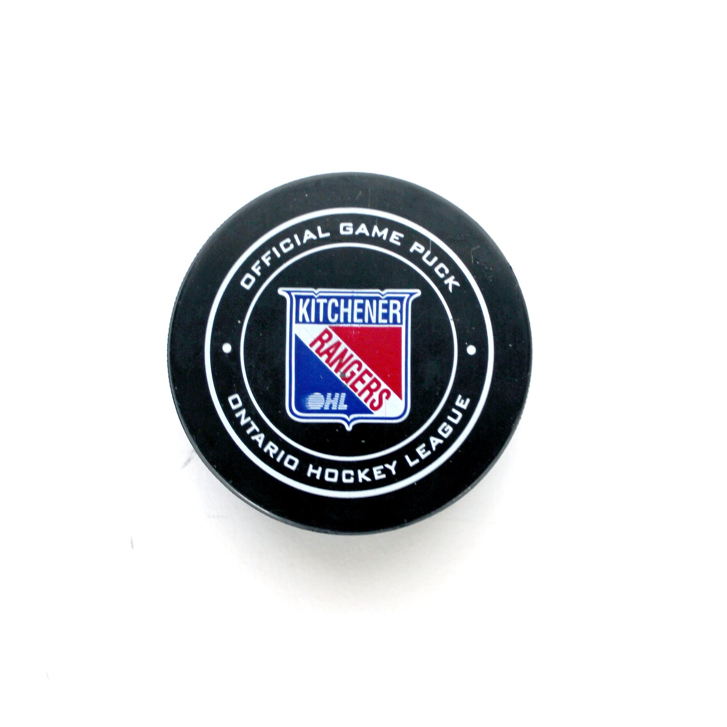 Kitchener Rangers Puck - Rangers Authentics