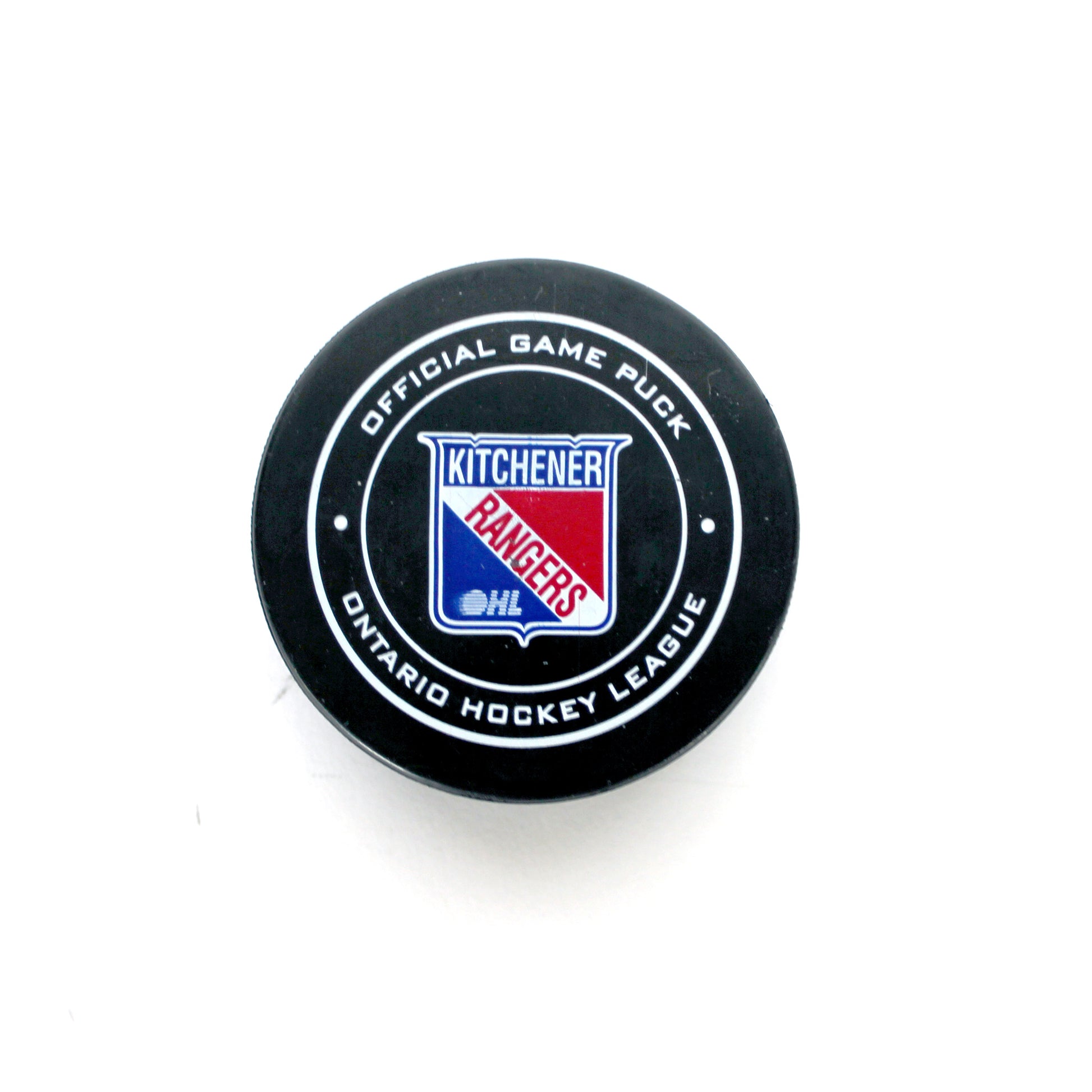 Kitchener Rangers Puck - Rangers Authentics