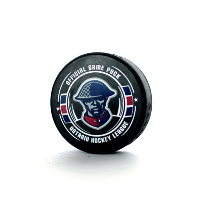 Kitchener Rangers Alternate Logo Puck - Rangers Authentics