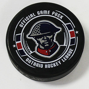 Kitchener Rangers Alternate Logo Puck - Rangers Authentics
