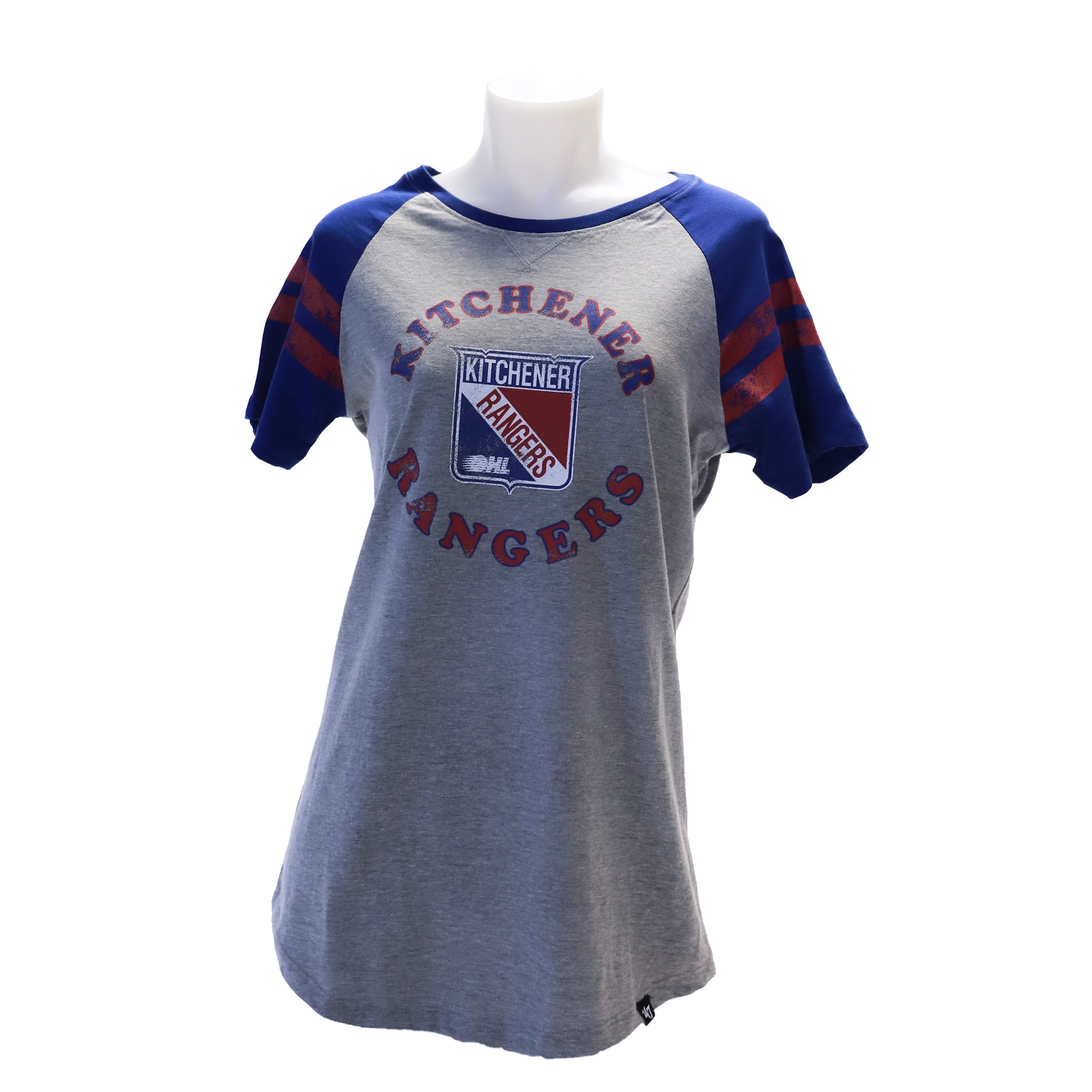 Women's '47 Cooper Flip Raglan Tee - Rangers Authentics