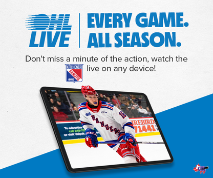 OHL Live on CHL TV Regular Season Pass - Rangers Authentics