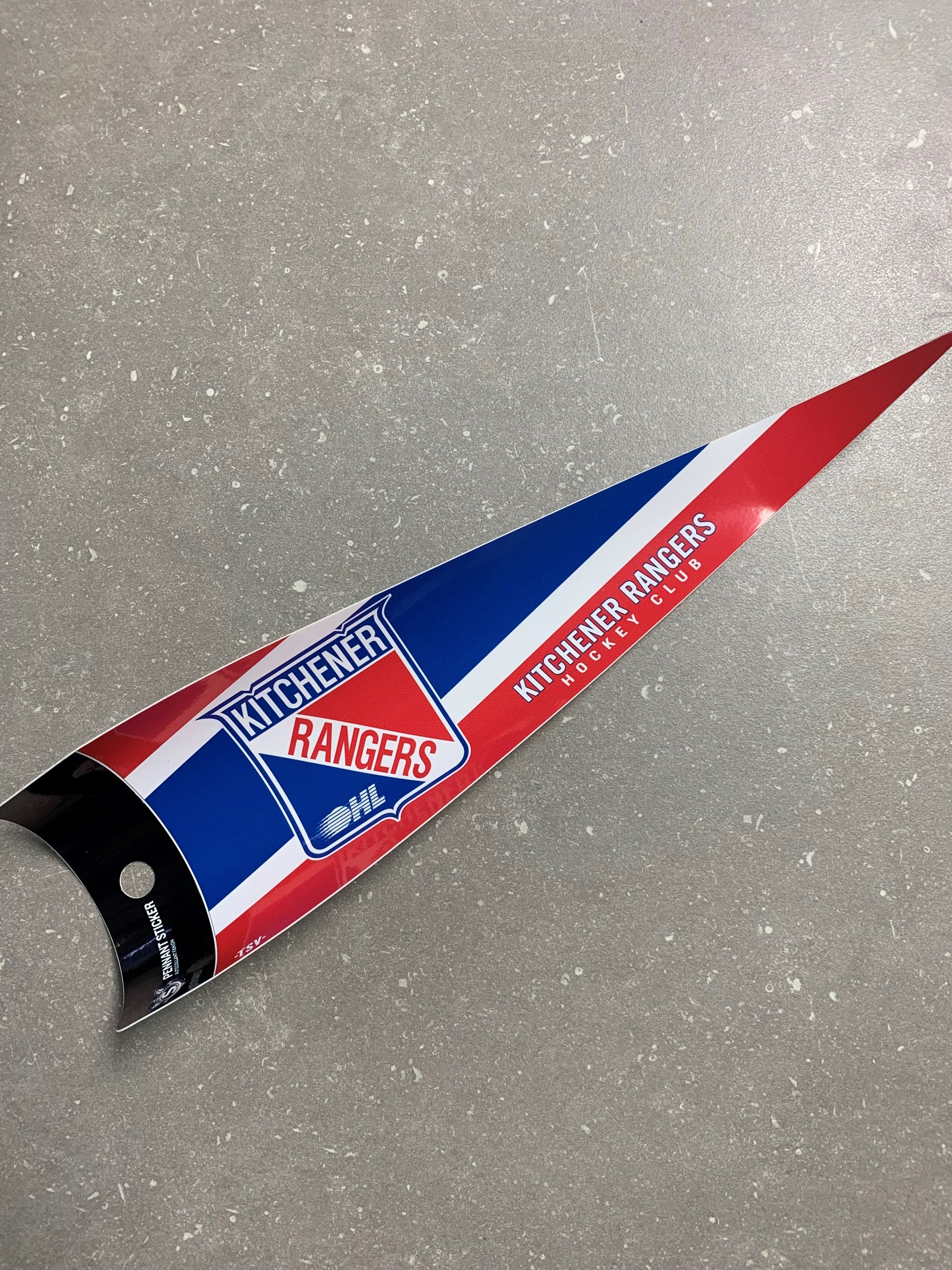 Pennant Sticker - Rangers Authentics