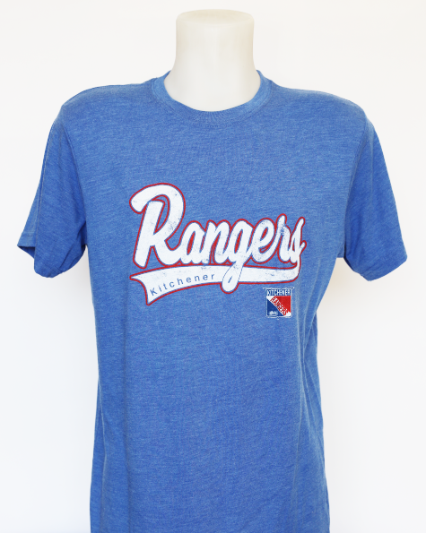 Rangers Script Tee (Royal) - Rangers Authentics