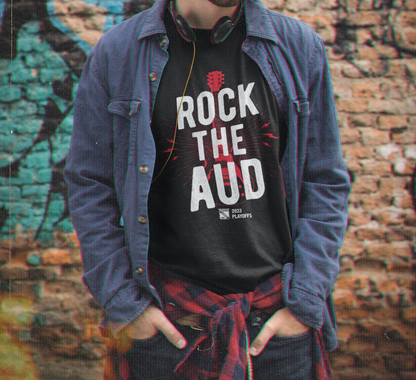 "Rock the Aud" '23 Playoff T-shirt - Rangers Authentics