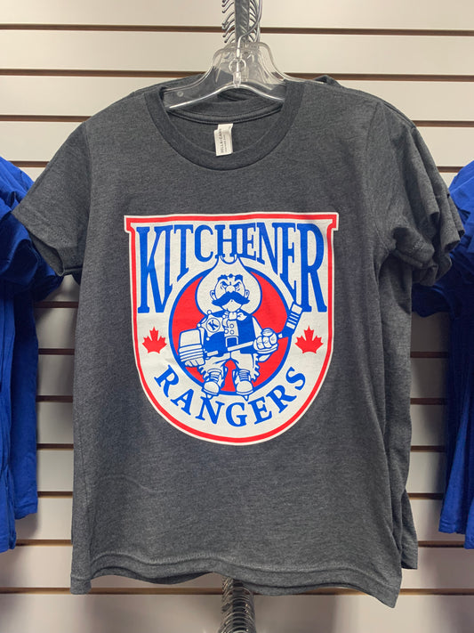 Youth KR 90's Retro Logo Tee - Rangers Authentics